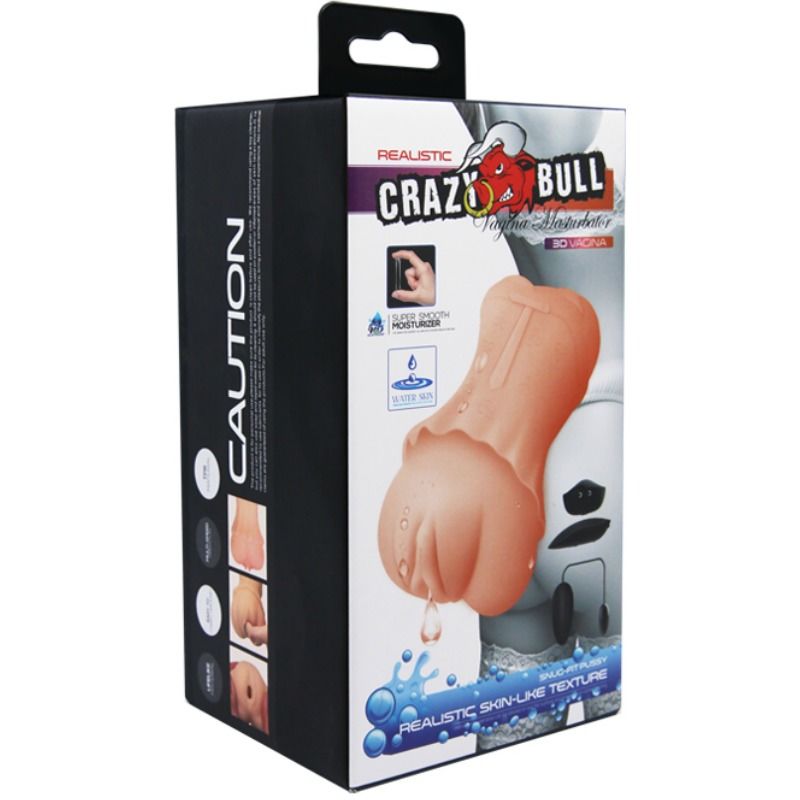 CRAZY BULL - WATER SKIN VAGINA MASTURBATOR WITH VIBRANT BULLET 2