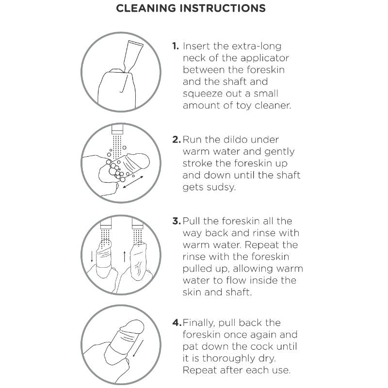 KING COCK - REALISTIC DILDO UNCUT MEAT 15 CM