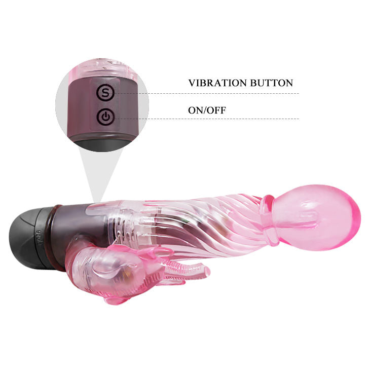 BAILE - GIVE THEM A KIND OF LOVER'S VIBRATOR WITH PINK BUNNY 10 MODES