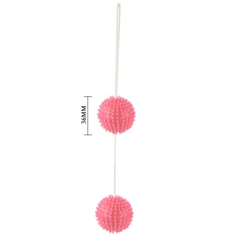 BAILE - PINK TEXTURED BALLS 3.6 CM. A DEEP PLEASURE