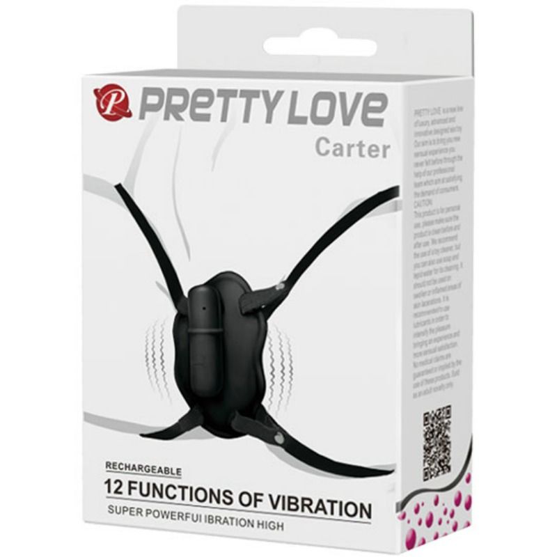 PRETTY LOVE - STRAP-ON WITH CARTER VIBRANT BULLET