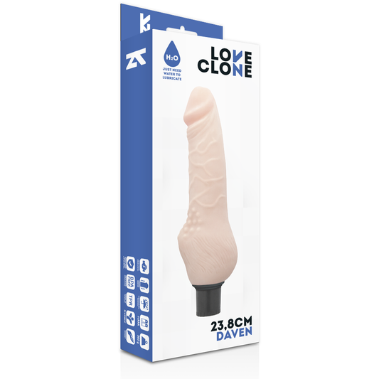 LOVECLONE - DAVEN SELF-LUBRICATION REALISTIC 23.8 CM -O- 3.8 CM