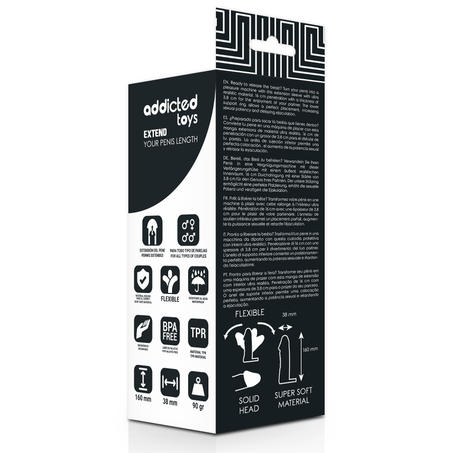 ADDICTED TOYS - ENLARGE YOUR PENIS 16 CM