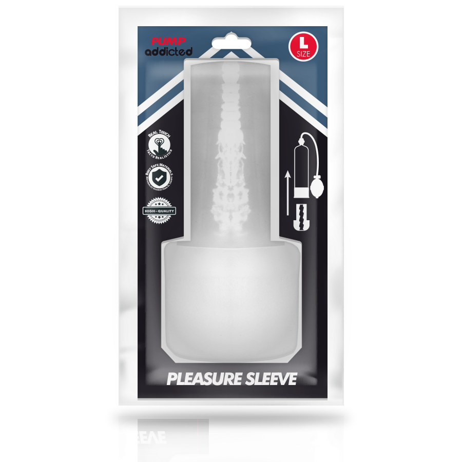 PUMP ADDICTED - PLEASURE SLEEVE MASTAUBADOR SIZE L