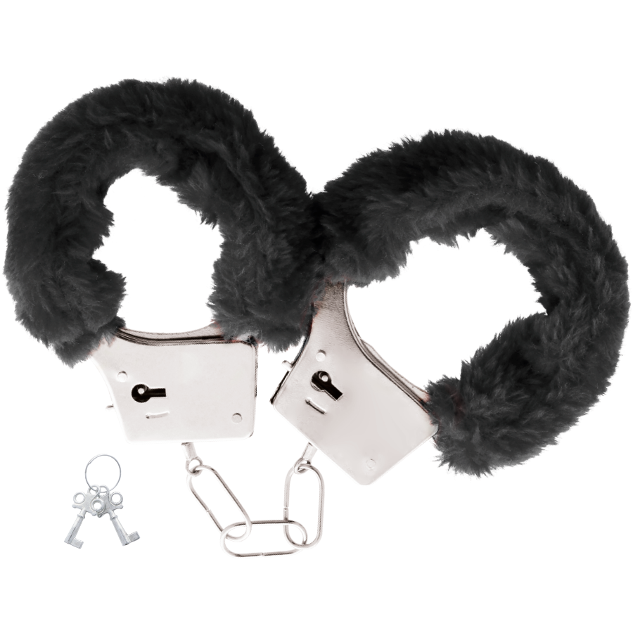 DARKNESS - BLACK METAL HANDCUFFS