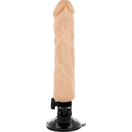 BASECOCK - REALISTIC VIBRATOR WITH REMOTE CONTROL NATURAL 21 CM -O- 4 CM