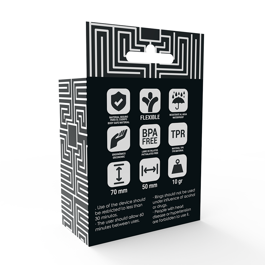 ADDICTED TOYS - POTENCY C-RING PENIS BLACK