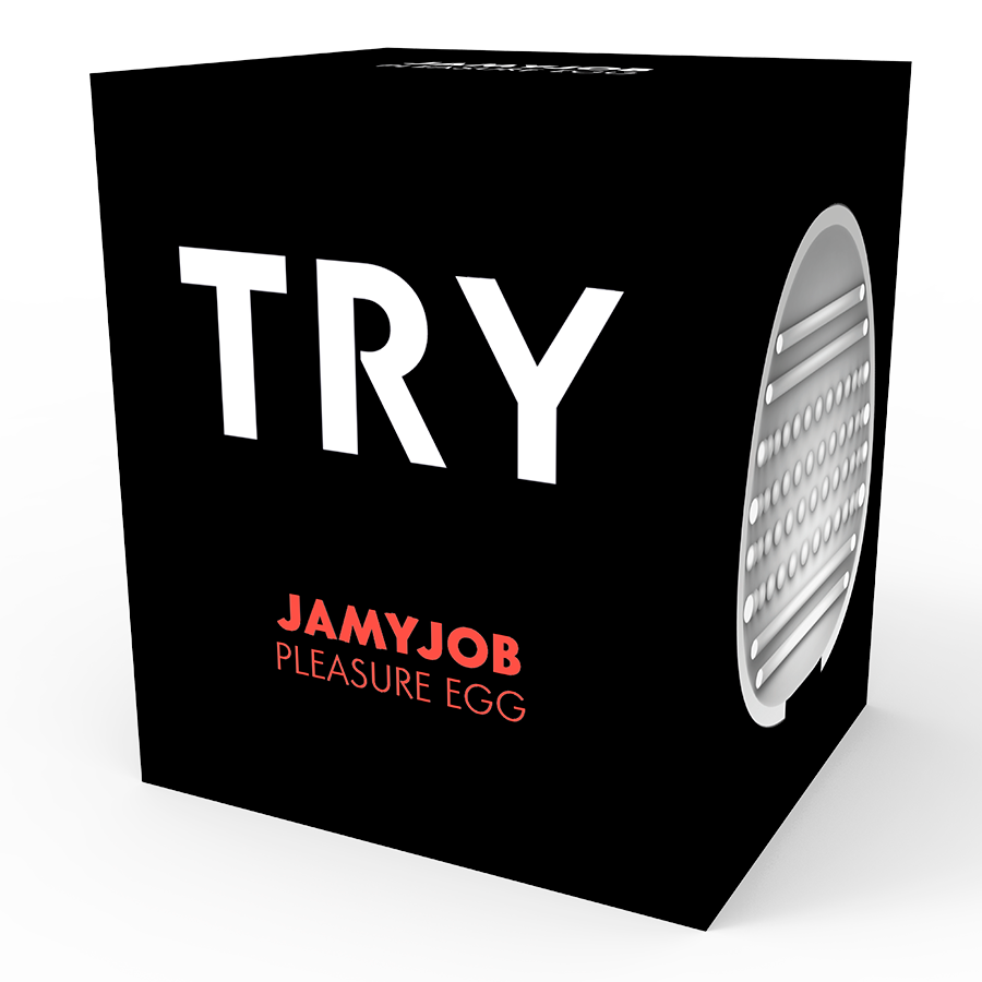 JAMYJOB - EGG MASTURBATOR BLACK VERSION DISCREET