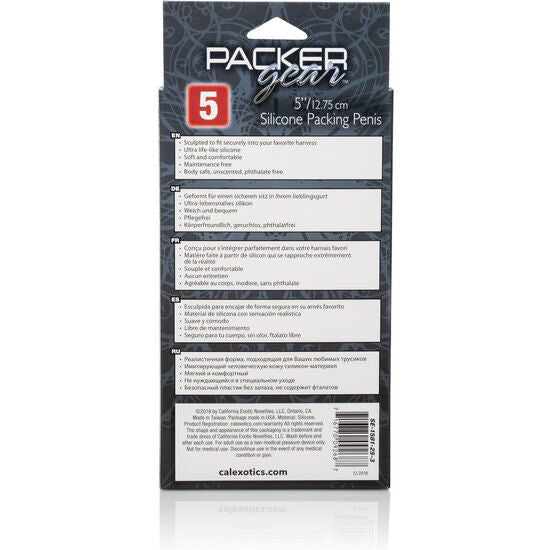 CALEXOTICS - SILICONE PENIS PACKAGE 12.75 CM CARAMEL