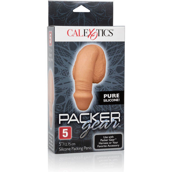 CALEXOTICS - SILICONE PENIS PACKAGE 12.75 CM CARAMEL