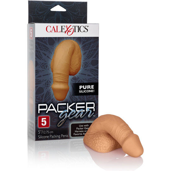 CALEXOTICS - SILICONE PENIS PACKAGE 12.75 CM CARAMEL