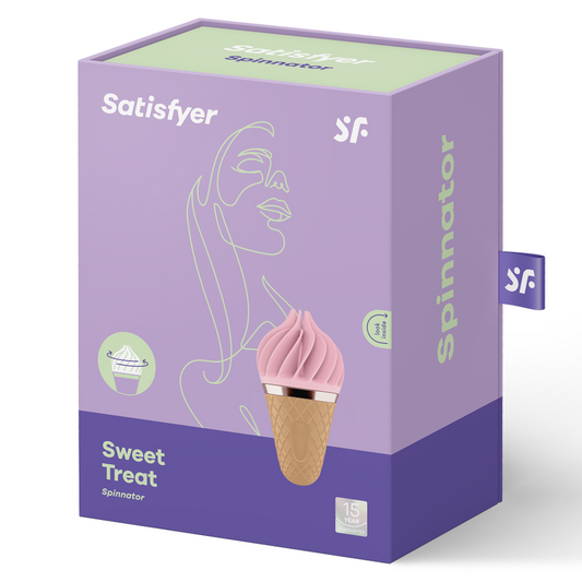 SATISFYER - SWEET DELICIOUS SPINNATOR BROWN &amp; PINK