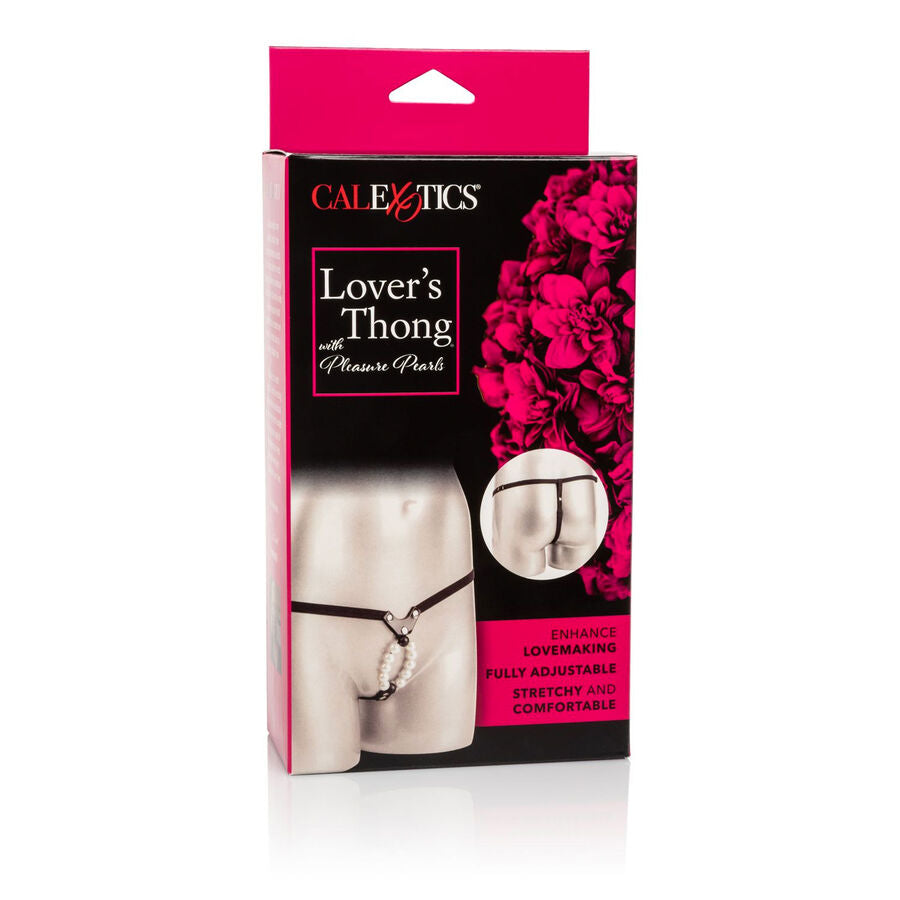 CALEXOTICS - LOVERS TANGA WITH PLEASURE BEADS