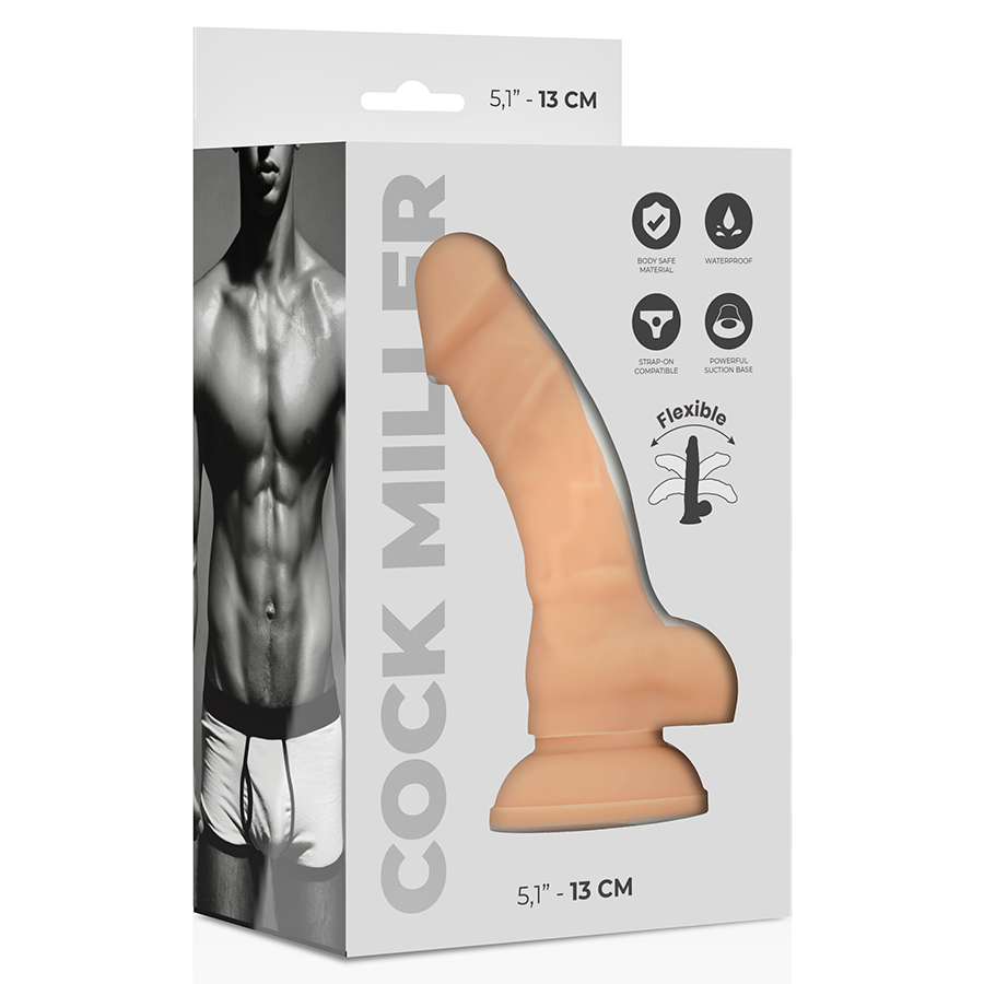 COCK MILLER - SILICONE DENSITY COCKSIL ARTICULATED 13 CM