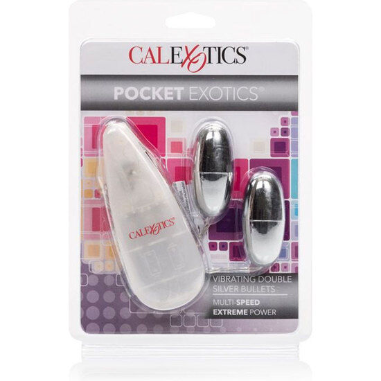 CALEXOTICS - VIBRANT BALLS SILVER DUO