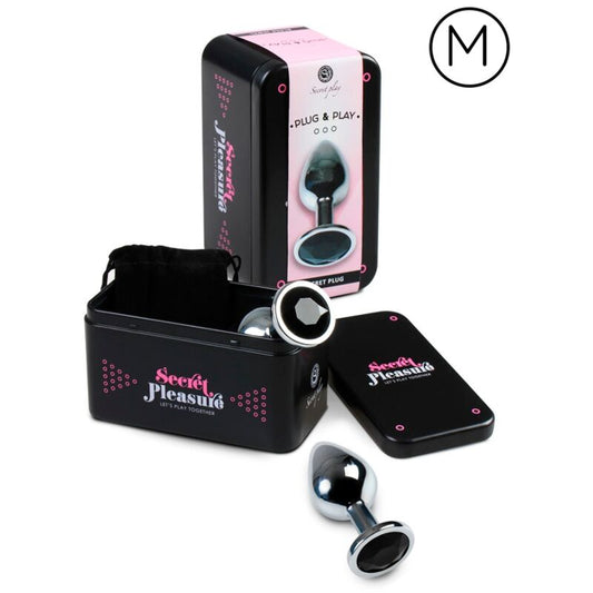 SECRETPLAY ANALPLUG BLACK M