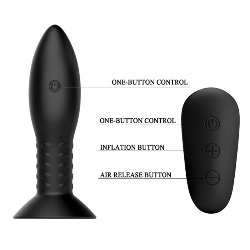 MR PLAY - PLUG WITH BLACK ROTATING BLADES REMOTE CONTROL