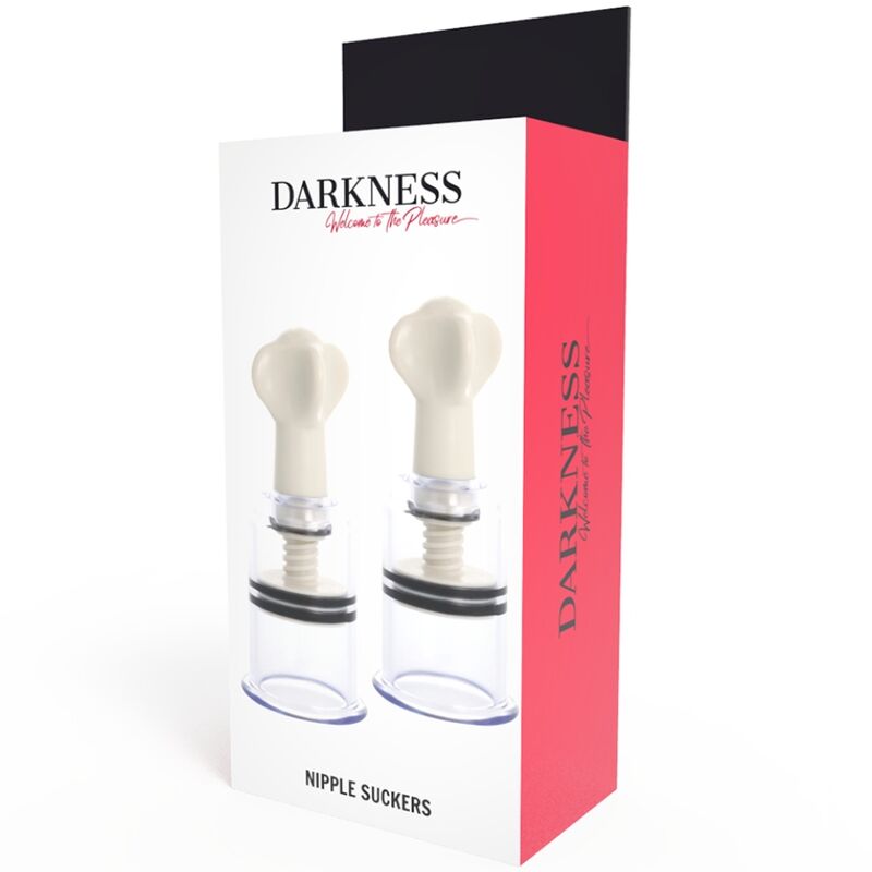 DARKNESS - TRANSPARENT NIPPLE SUCTION CUP 5CM DIAMETER