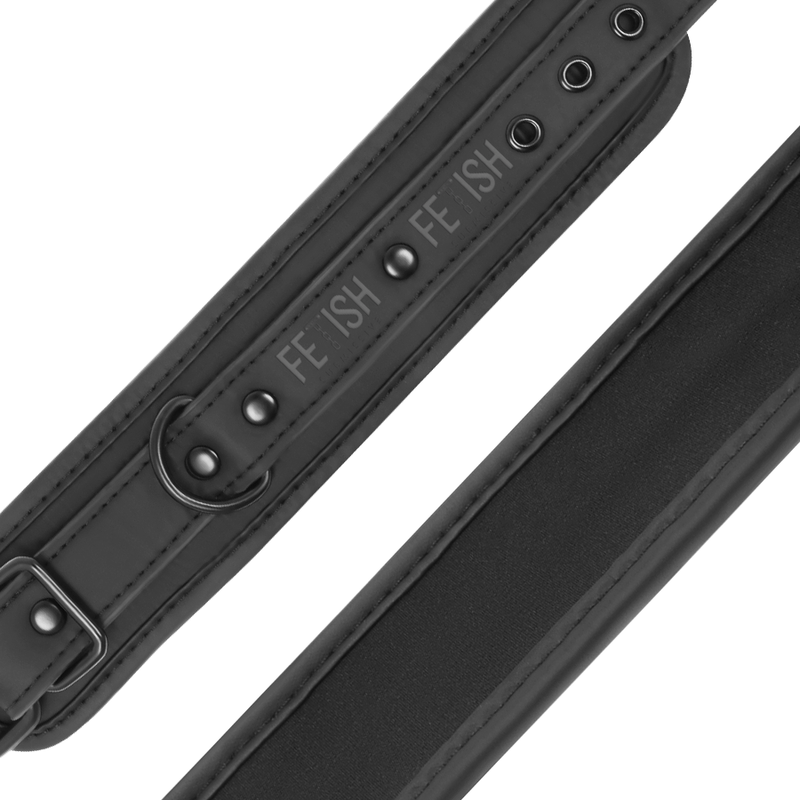 FETISH SUBMISSIVE - ANCHOR SUPPORTS MADE OF VEGAN LEATHER WITH NOPRENE LINING