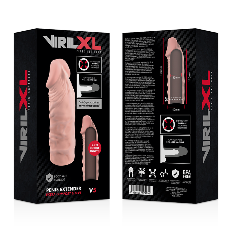 VIRLXL - NATURAL PENIS ENLARGEMENT MADE OF LIQUID SILICONE V5