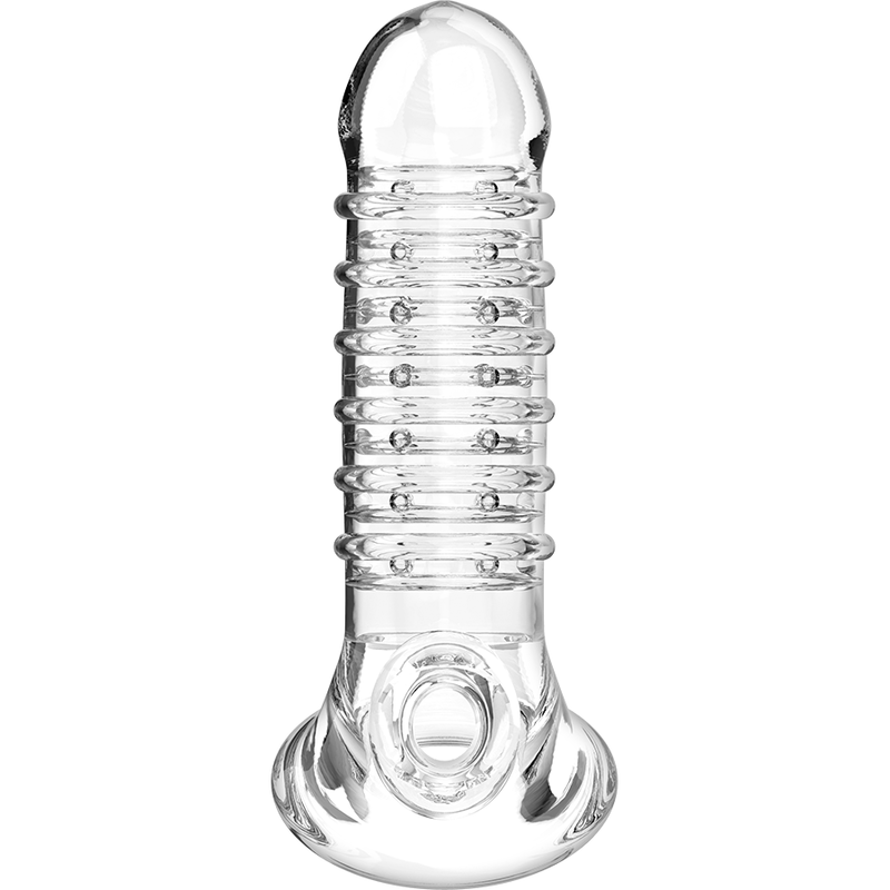 VIRLXL - PENIS EXTENSION AND SLEEVE V15 TRANSPARENT