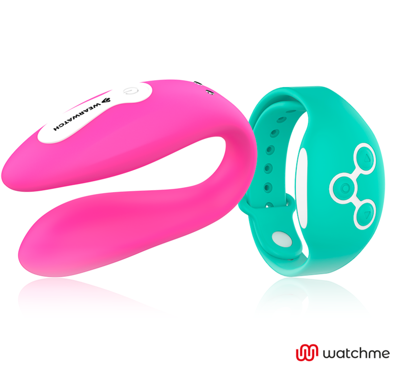 WEARWATCH - DUAL-TECHNOLOGY-WATCHME-VIBRATOR FUCHSIA / SEAWATER